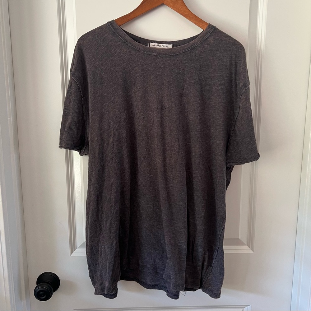 We The Free Charcoal Short Sleeve Tee